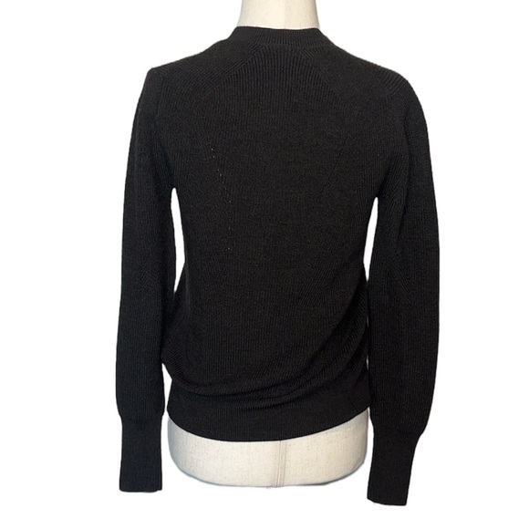 Trina Turk Brown Merino Wool Cardigan - Picture 2 of 6